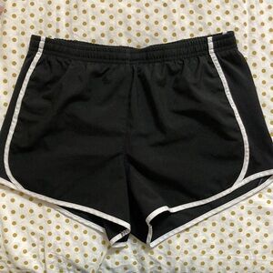 Athletic Works girls size XXL 18 black shorts